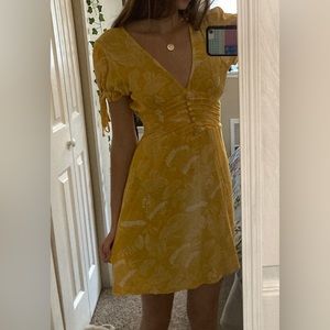 Urban outfitters yellow dress